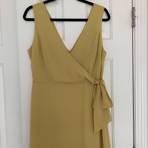 NWT - Mustard Gold Wrap Dress